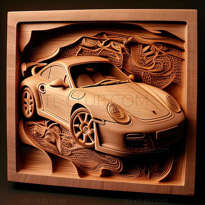 3D мадэль Porsche 996 (STL)